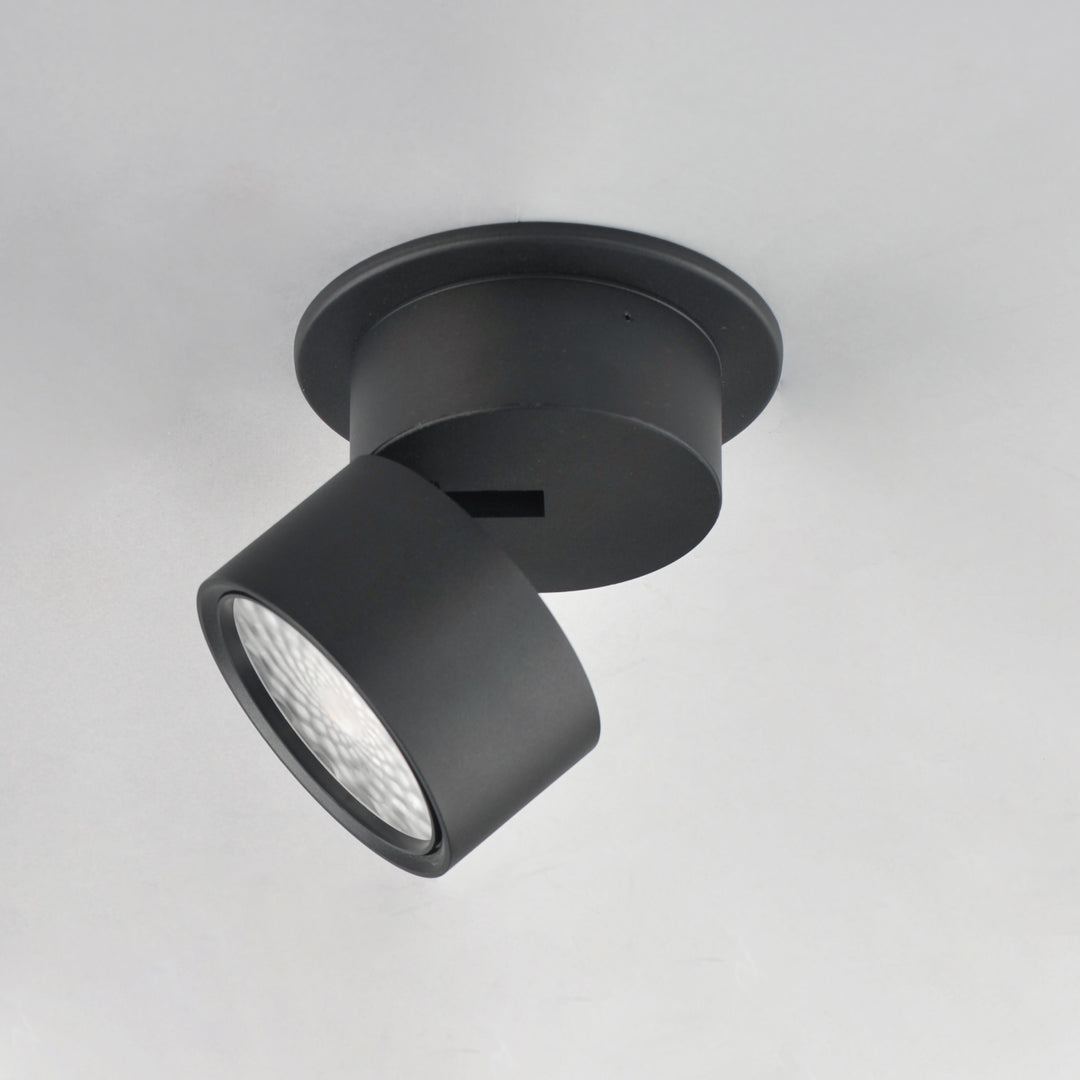 Swinger Adjustable LED Flush Mount Black alternate view