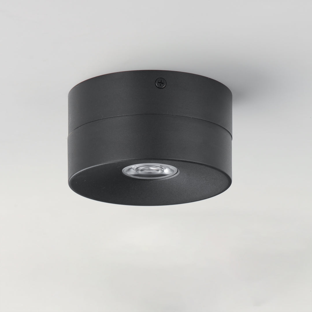 Swinger Adjustable LED Flush Mount Black alternate view