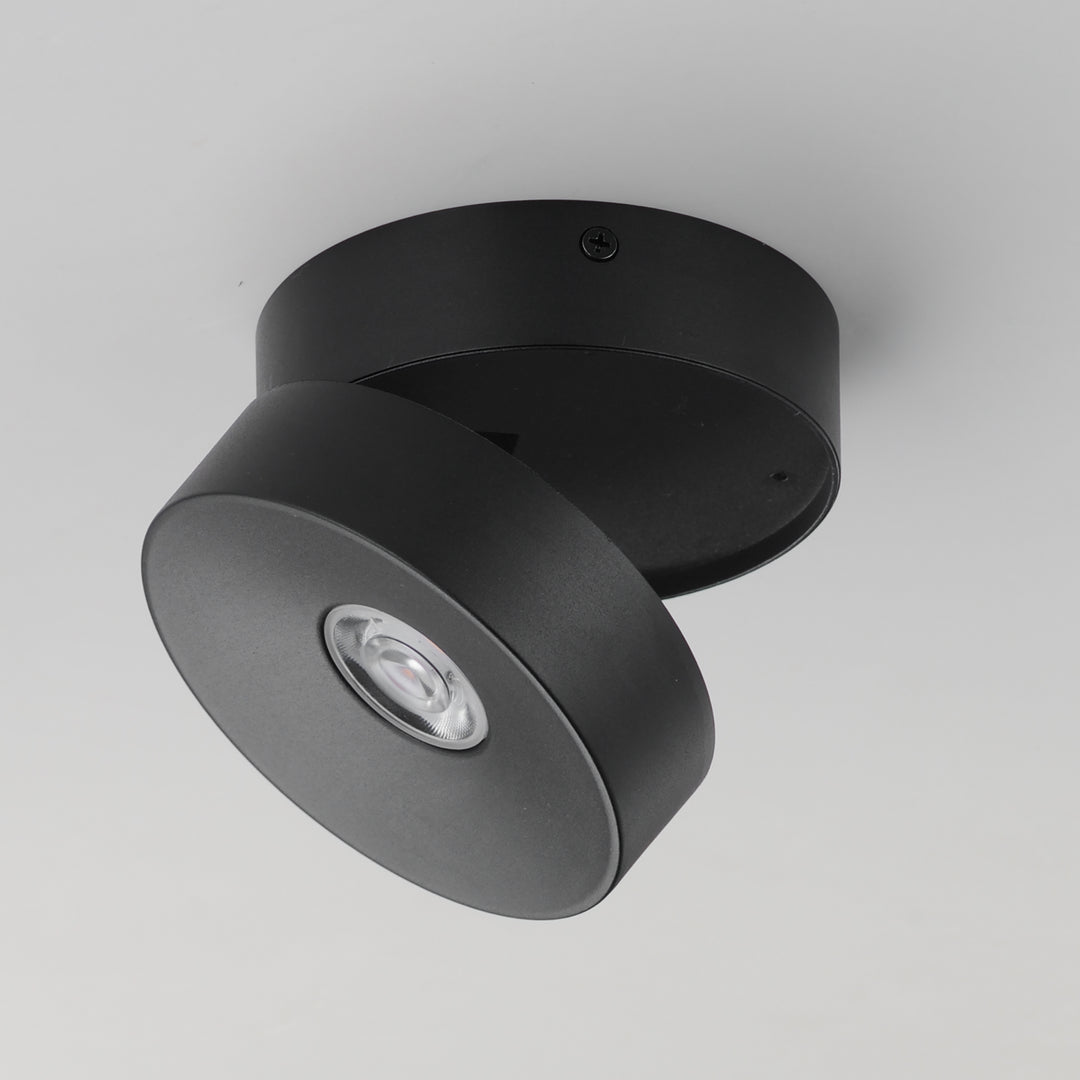 Swinger Adjustable LED Flush Mount Black alternate view