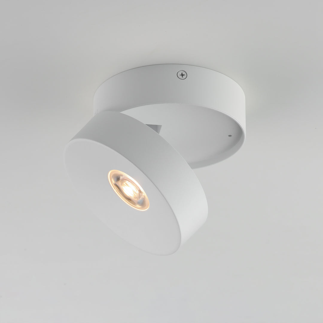 Swinger Adjustable LED Flush Mount White alternate view