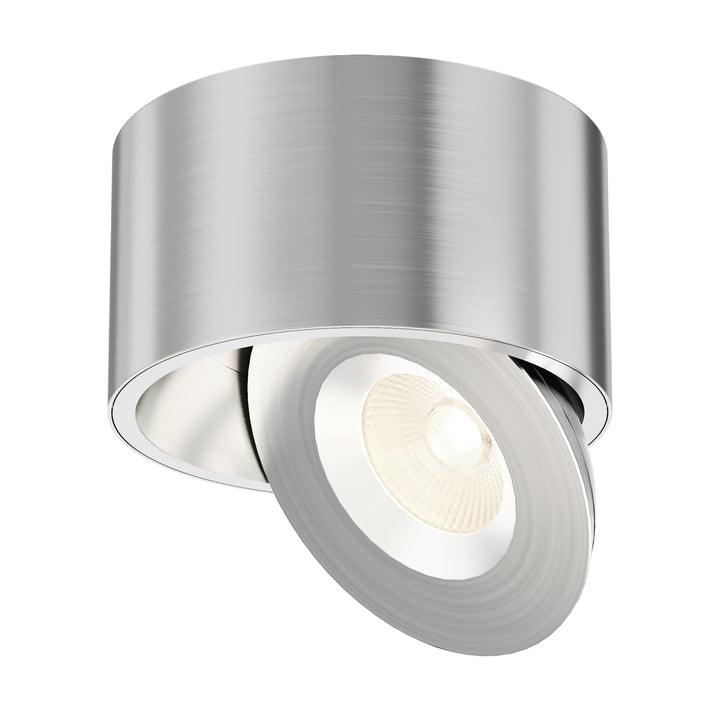 Fulcrum LED Flush Mount w Gimbal Aluminum alternate view