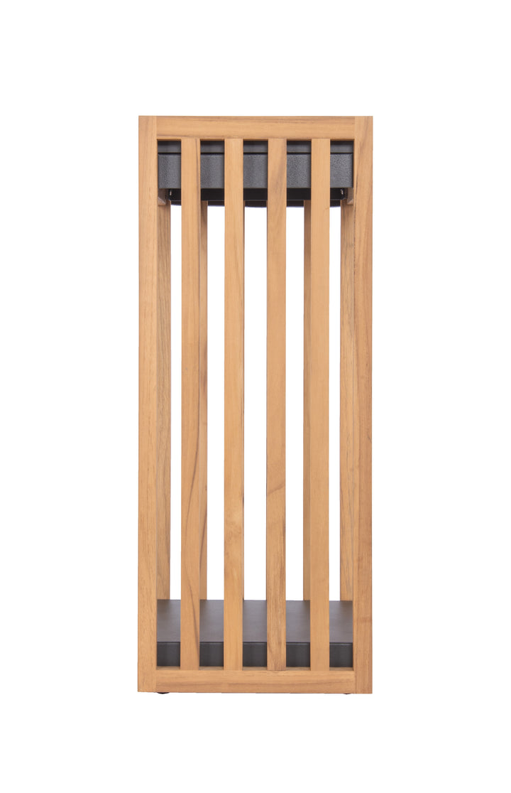 Teak Solar LED Outdoor Rechargeable Table Lamp by Craftmade - view 4