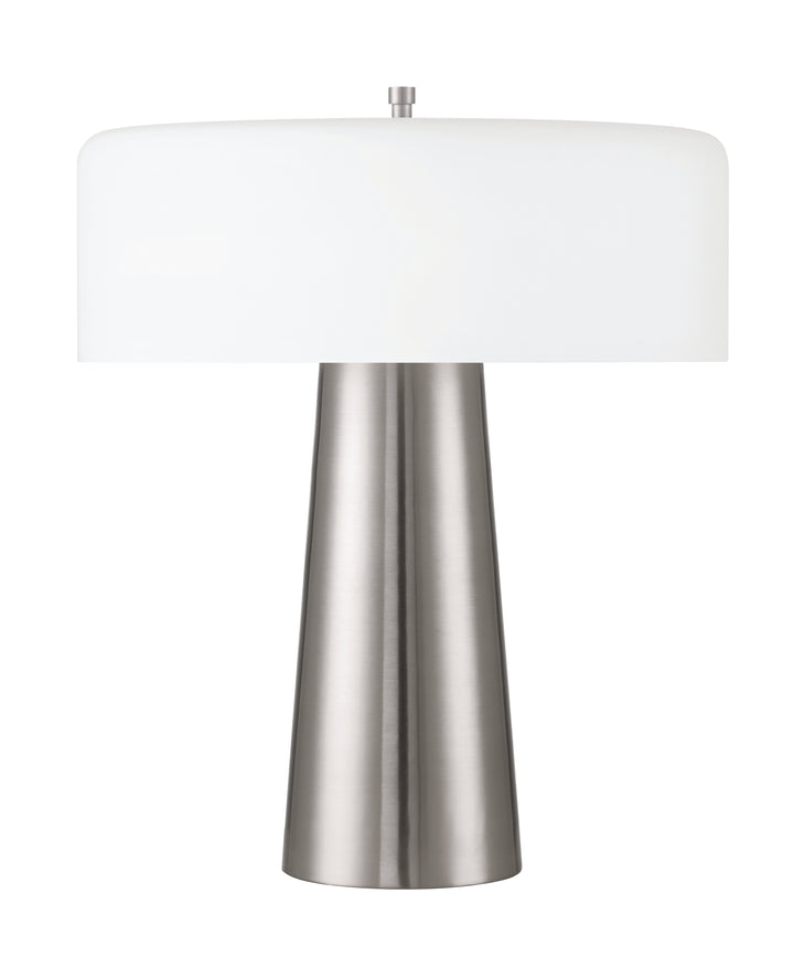 LED Table Lamp in Brushed Polished Nickel by Craftmade