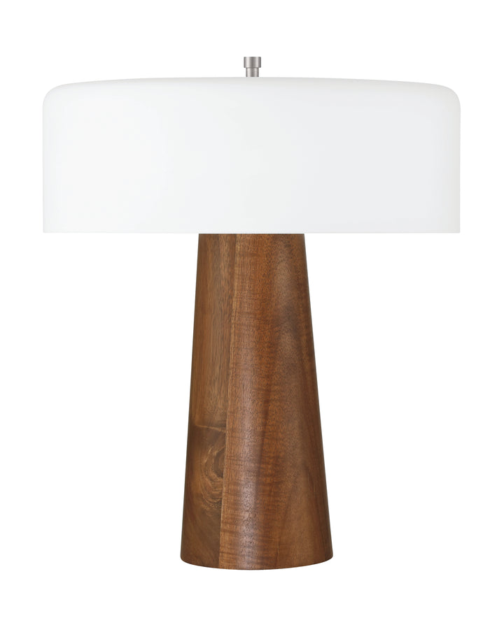 LED Table Lamp in Walnut by Craftmade