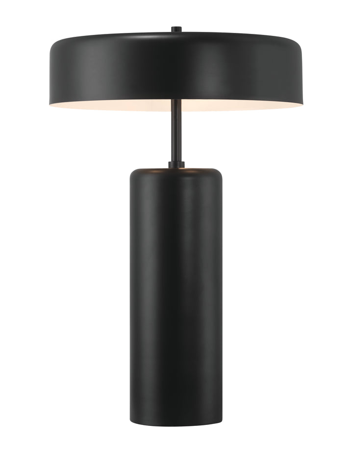 3-Light Table Lamp in Flat Black by Craftmade