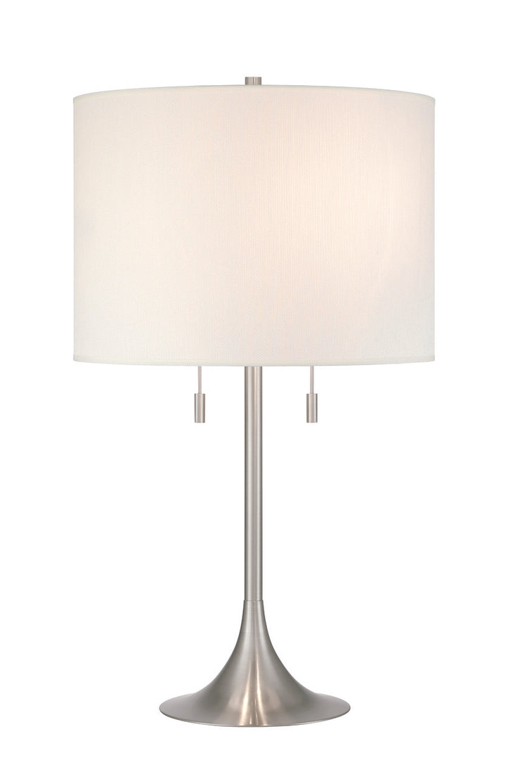 Neely Table Lamp in Brushed Polished Nickel by Craftmade