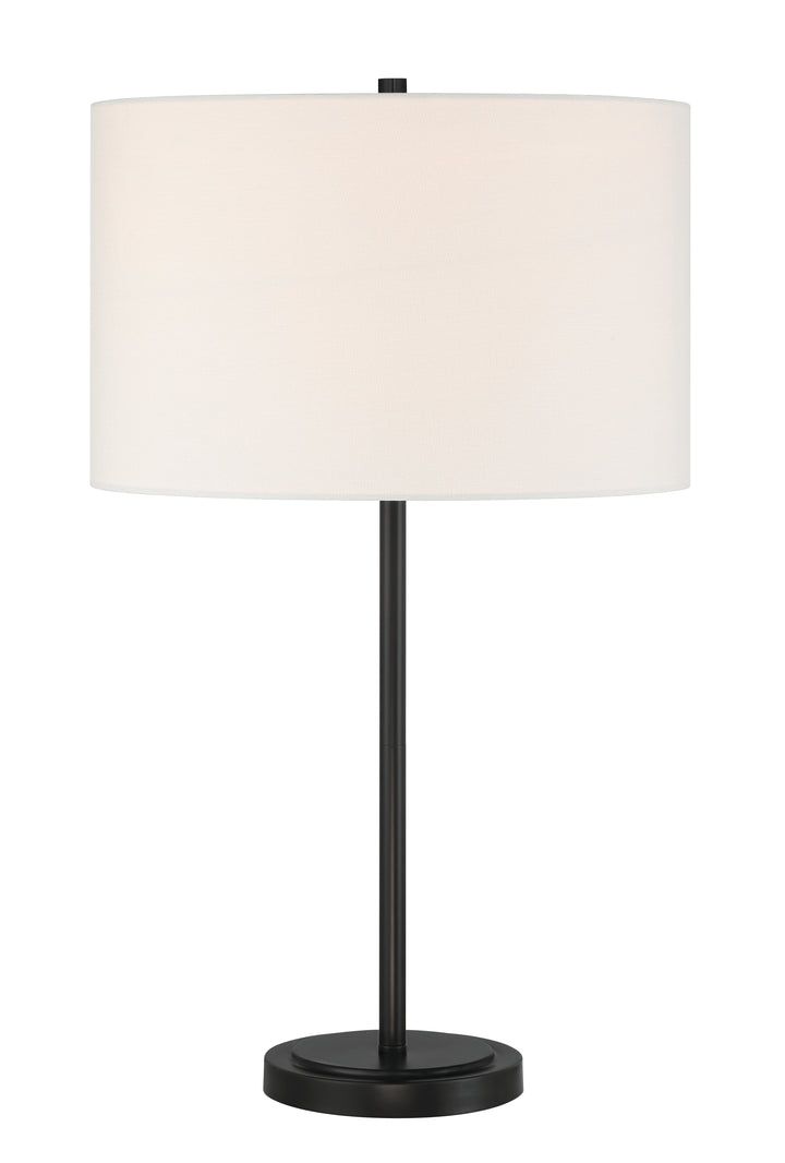Jones Table Lamp in Flat Black by Craftmade