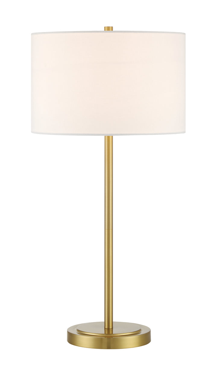 Jones Table Lamp in Satin Brass by Craftmade