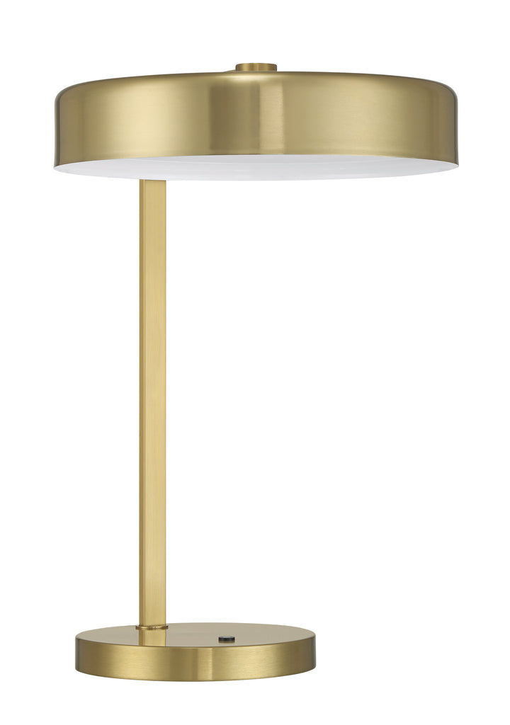 Keeva Table Lamp in Satin Brass by Craftmade