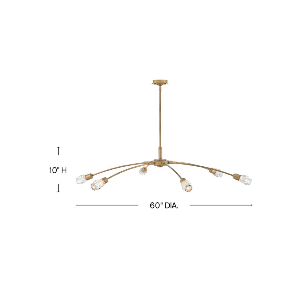 Atera Single Tier Chandelier