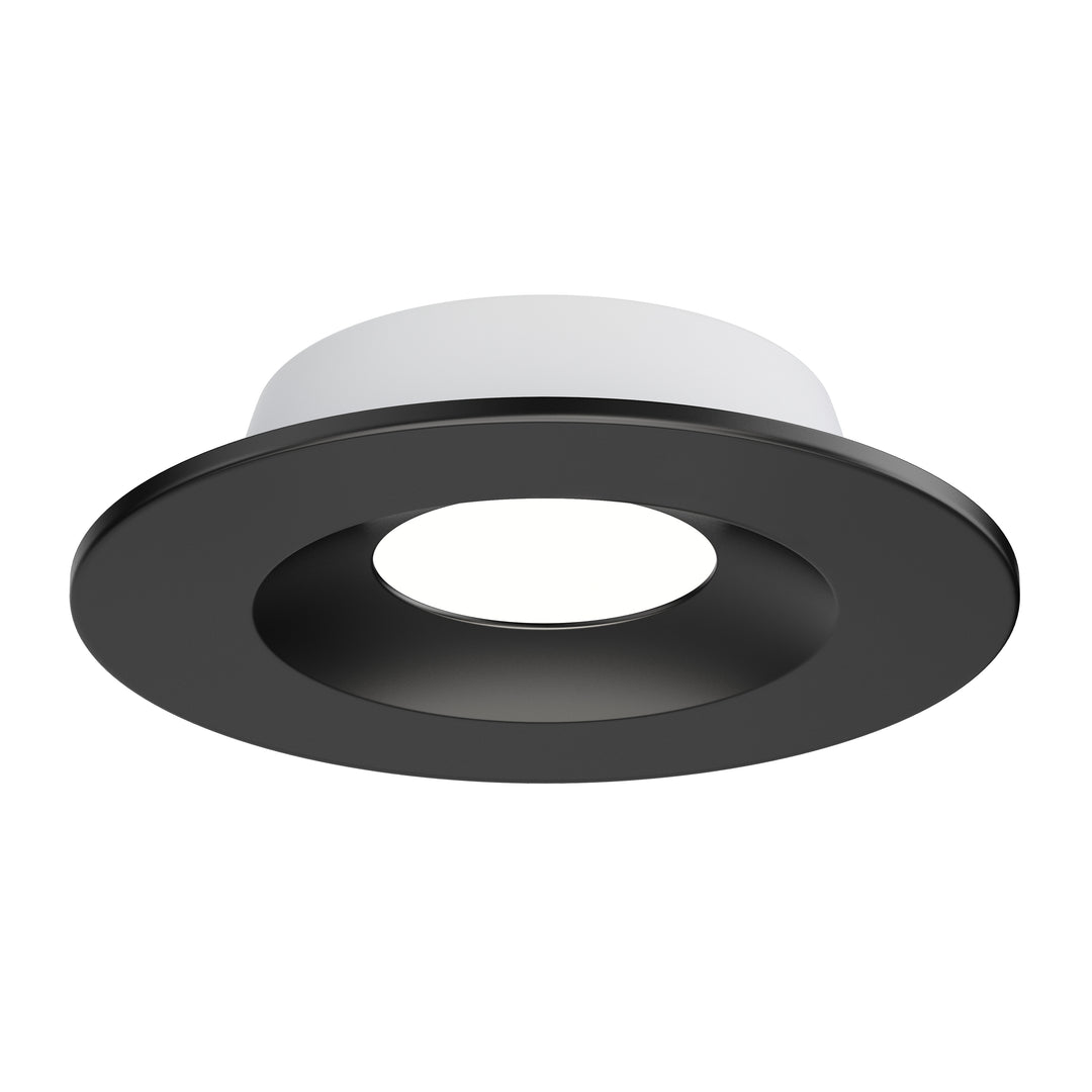 Crisp 5" LED Recessed DownLight 3000K - Round Black