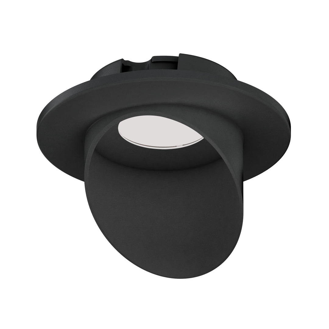 Crisp 5" LED Recessed Downlight - 3000K w Snoot Black