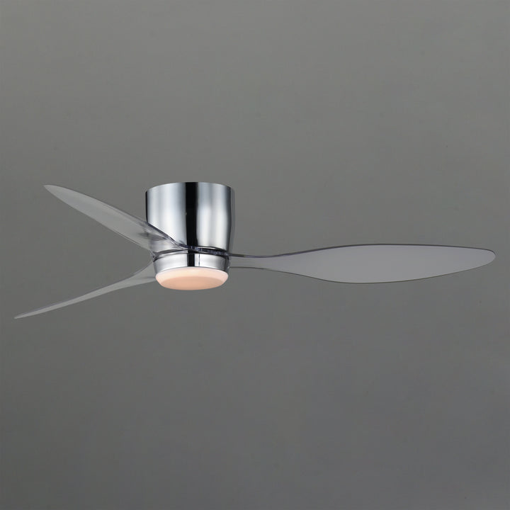 Aeris 52" 3-Blade Hugger Fan w LED White / Polished Chrome alternate view