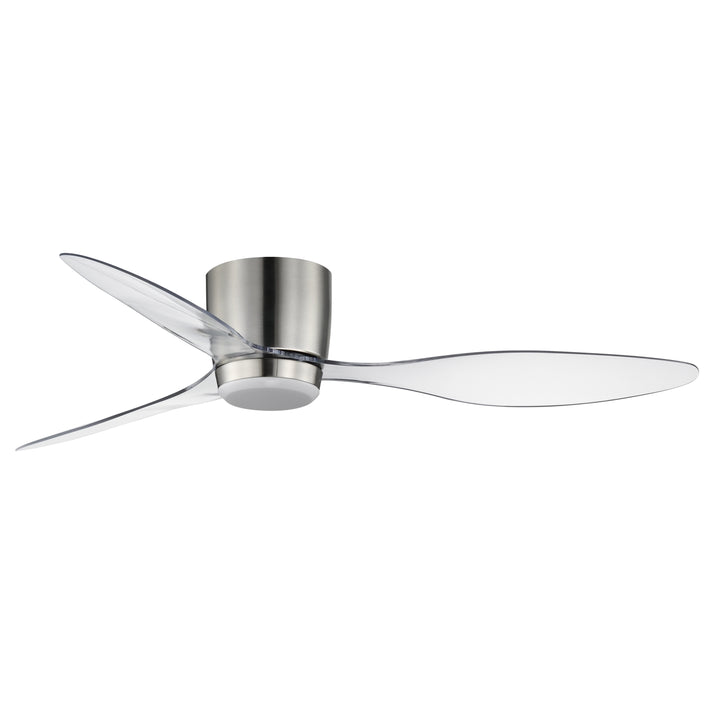 Aeris 52" 3-Blade Hugger Fan w LED White / Satin Nickel
