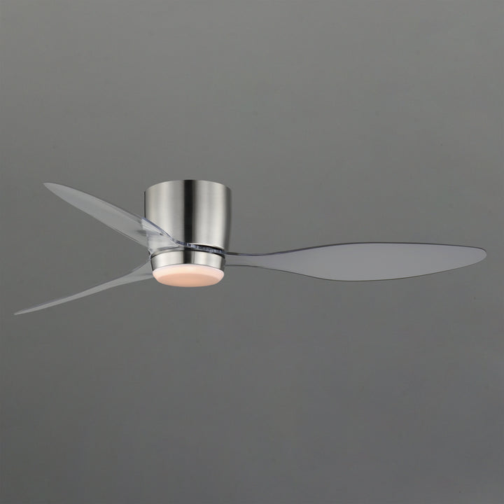 Aeris 52" 3-Blade Hugger Fan w LED White / Satin Nickel alternate view