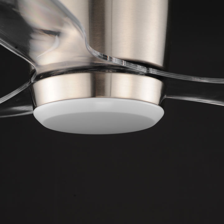 Aeris 52" 3-Blade Hugger Fan w LED White / Satin Nickel alternate view