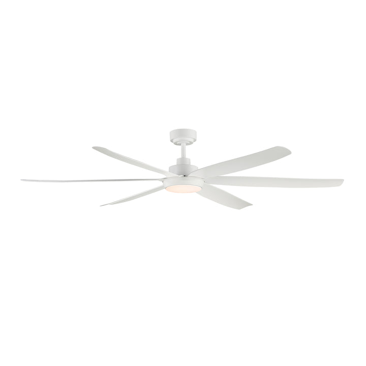 Albatross 72" 6-Blade Marine Grade Fan w LED White / Matte White