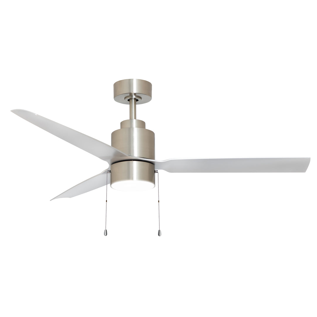 Falcon Pull Chain 52" In/Outdoor Fan w LED Light Satin Nickel alternate view