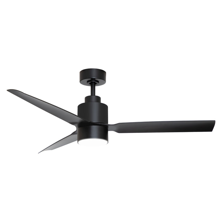 Falcon AC Damp 52" In/Out Fan w LED Light Kit Black alternate view