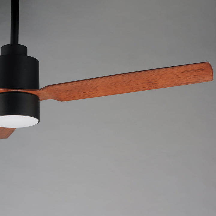 Falcon DC 52" Indoor/Outdoor Fan w LED Light Kit Black / Walnut alternate view