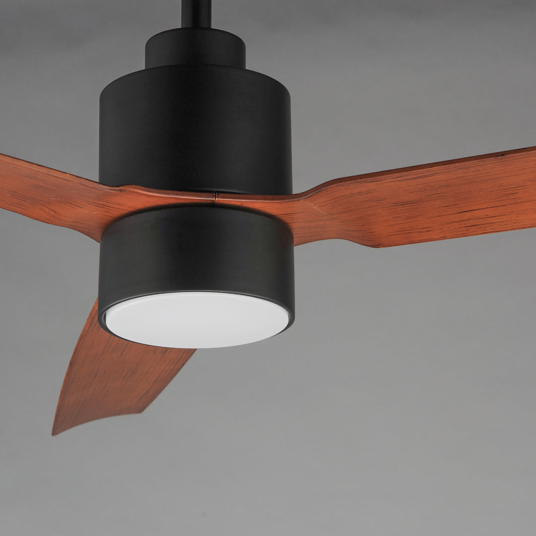 Falcon DC 52" Indoor/Outdoor Fan w LED Light Kit Black / Walnut alternate view
