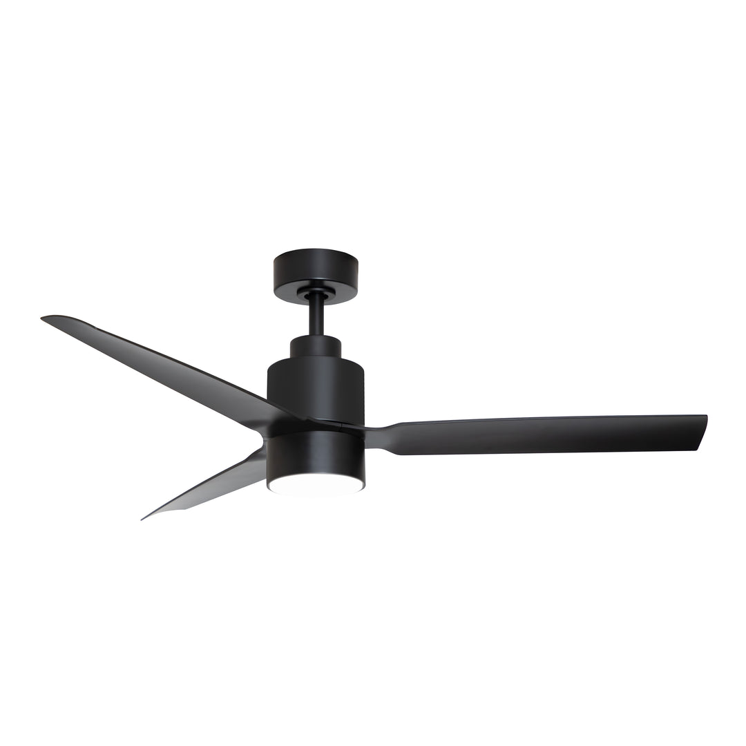 Falcon DC 52" Indoor/Outdoor Fan w LED Light Kit Black alternate view