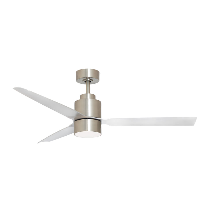 Falcon DC 52" Indoor/Outdoor Fan w LED Light Kit Satin Nickel