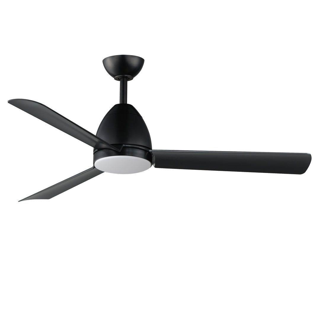 Seaborne 54" Marine Grade Fan w LED Light Kit Black