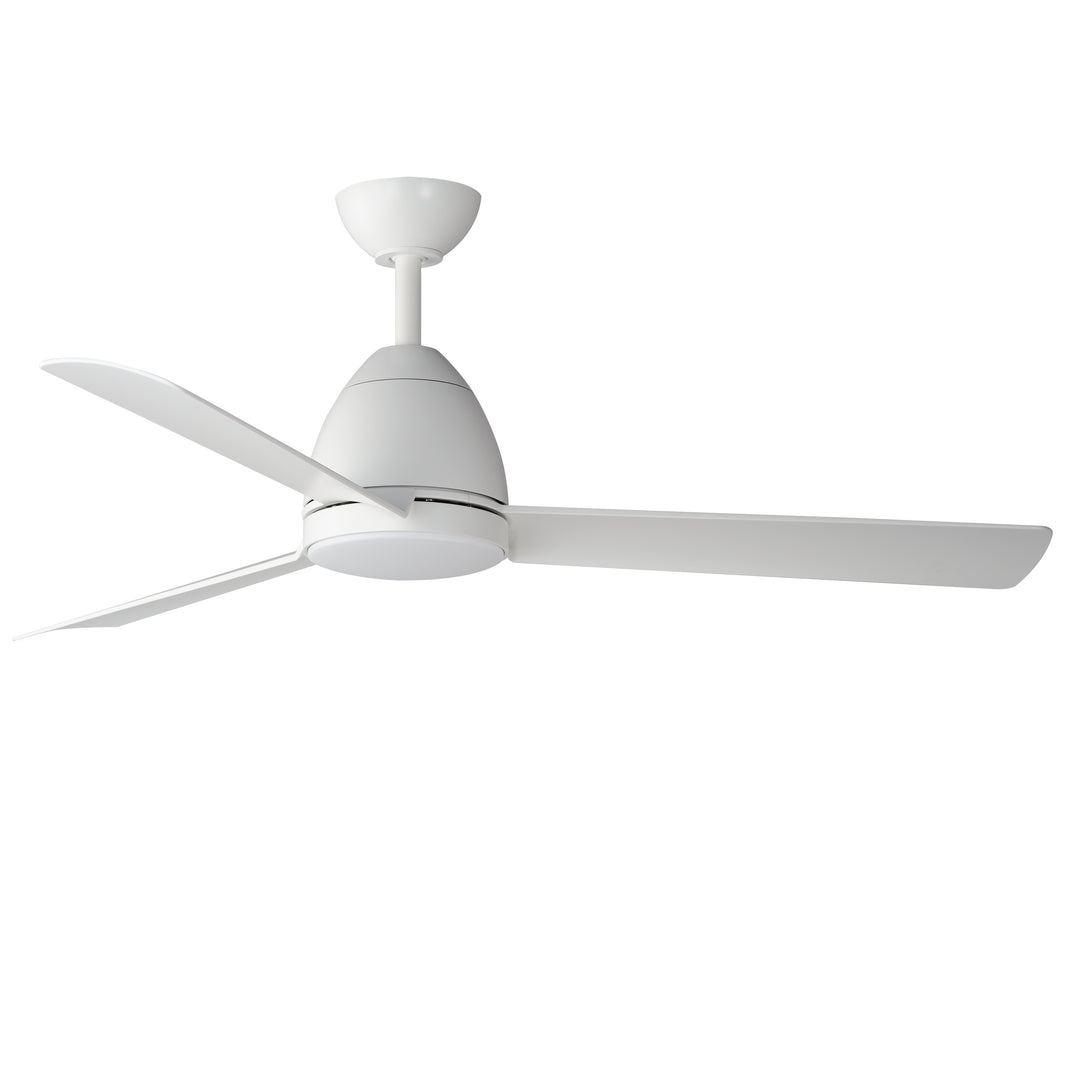 Seaborne 54" Marine Grade Fan w LED Light Kit Matte White