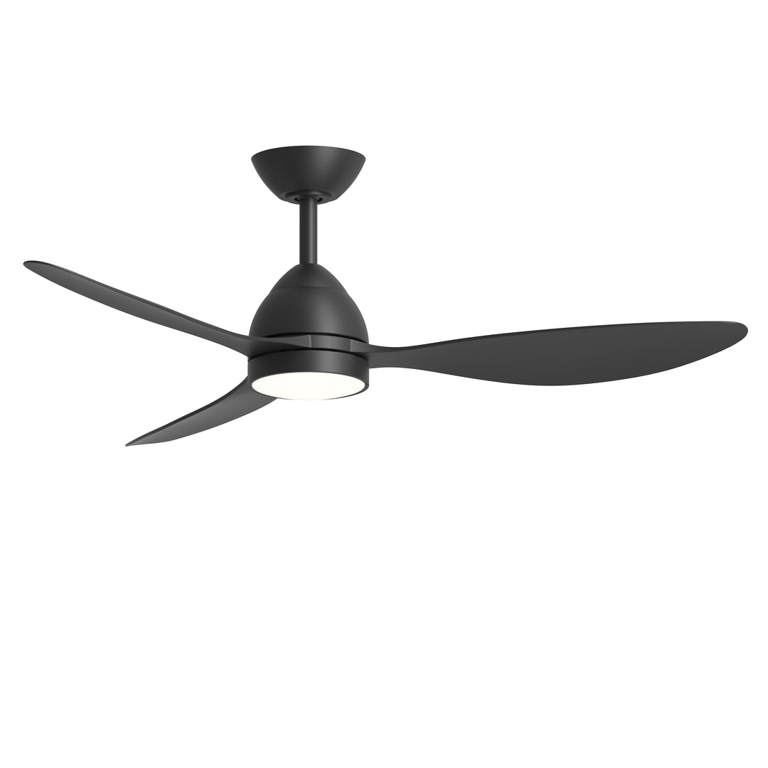 Sparrow 52" Outdoor Fan w LED White / Black alternate view