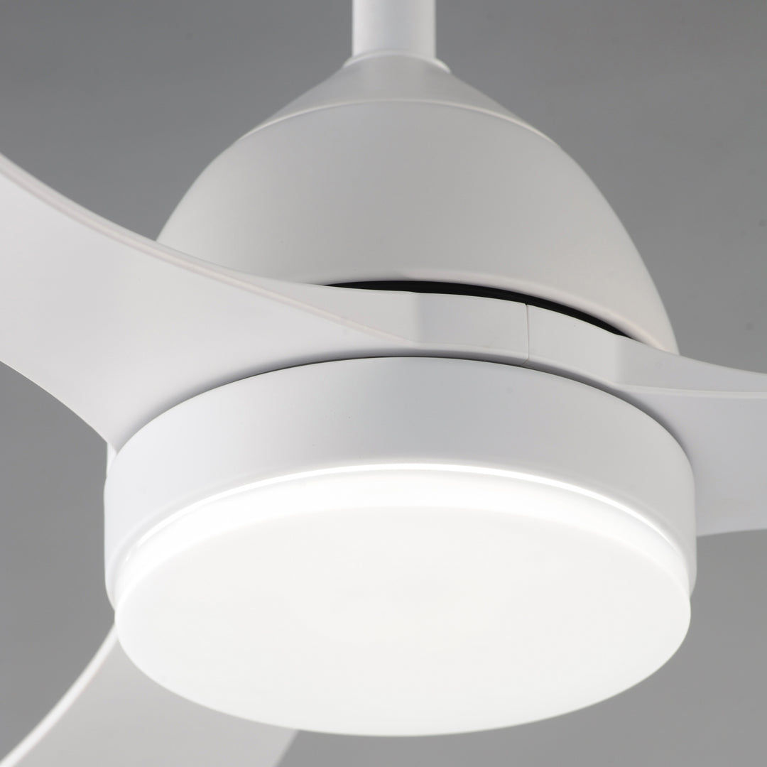 Sparrow 52" Outdoor Fan w LED White / Matte White alternate view