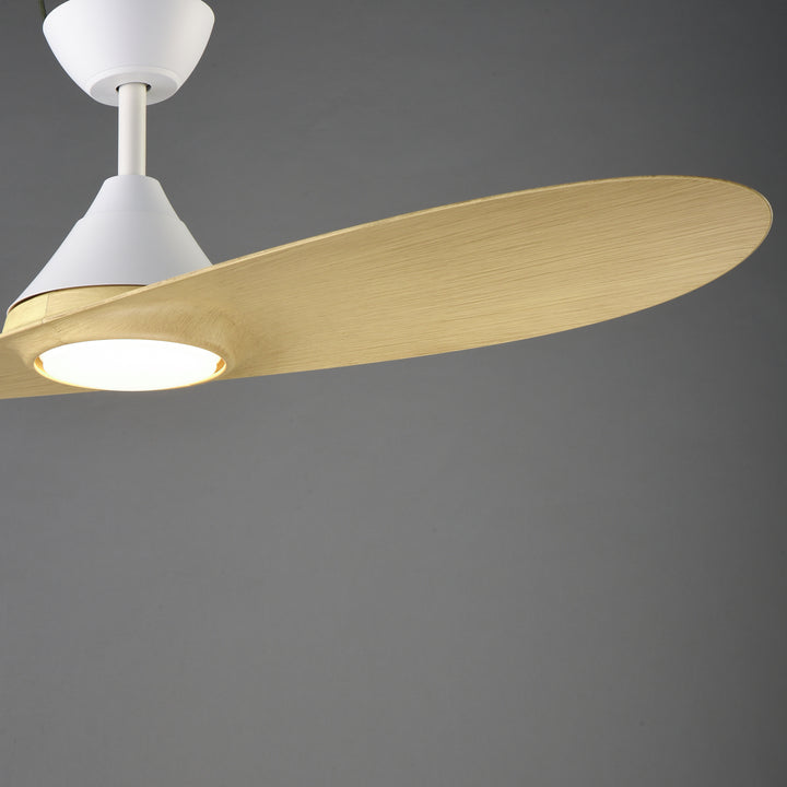 Surf 56" 2-Blade Marine Grade Fan w LED White / Matte White / White Organza alternate view
