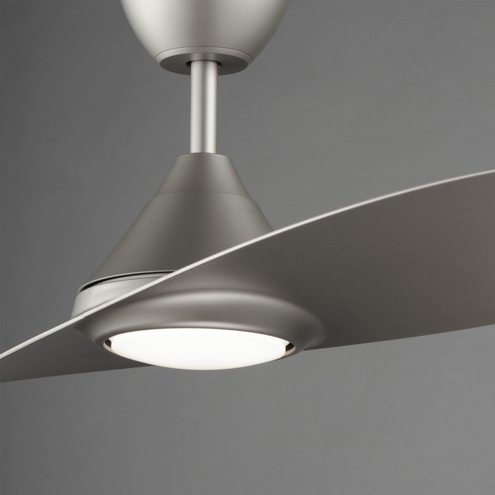 Surf 56" 2-Blade Marine Grade Fan w LED White / Satin Nickel alternate view