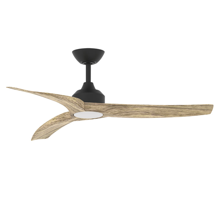 Drifter 52" Outdoor Fan w LED White / Black / Driftwood