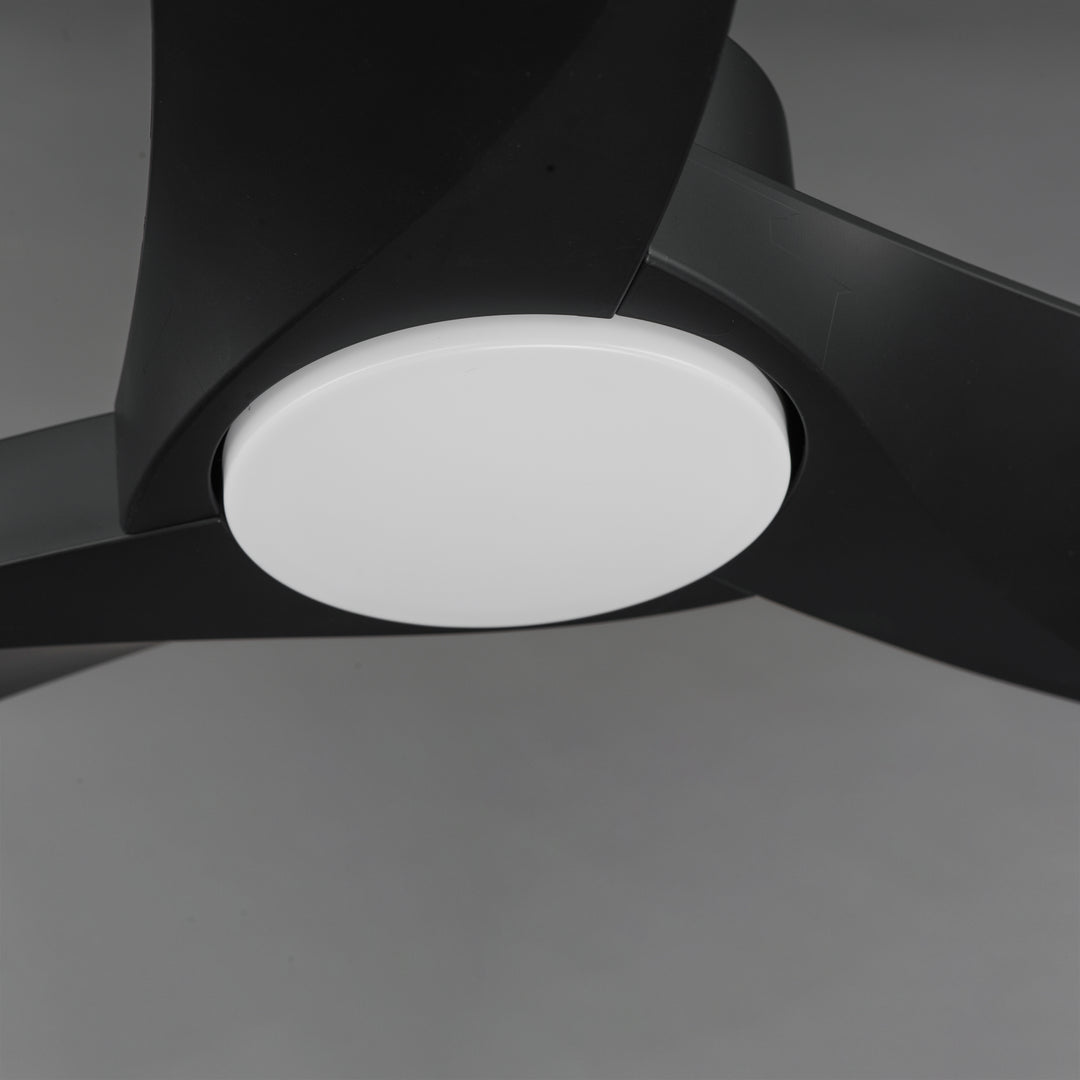 Drifter 52" Outdoor Fan w LED White / Black alternate view