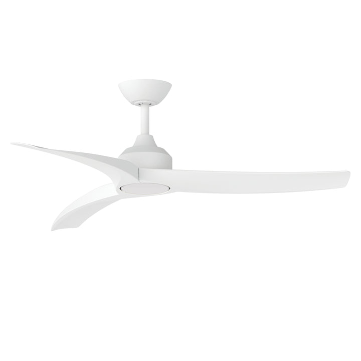 Drifter 52" Outdoor Fan w LED White / Matte White