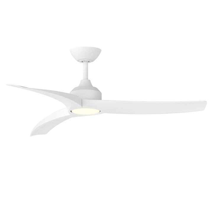Drifter 52" Outdoor Fan w LED White / Matte White alternate view