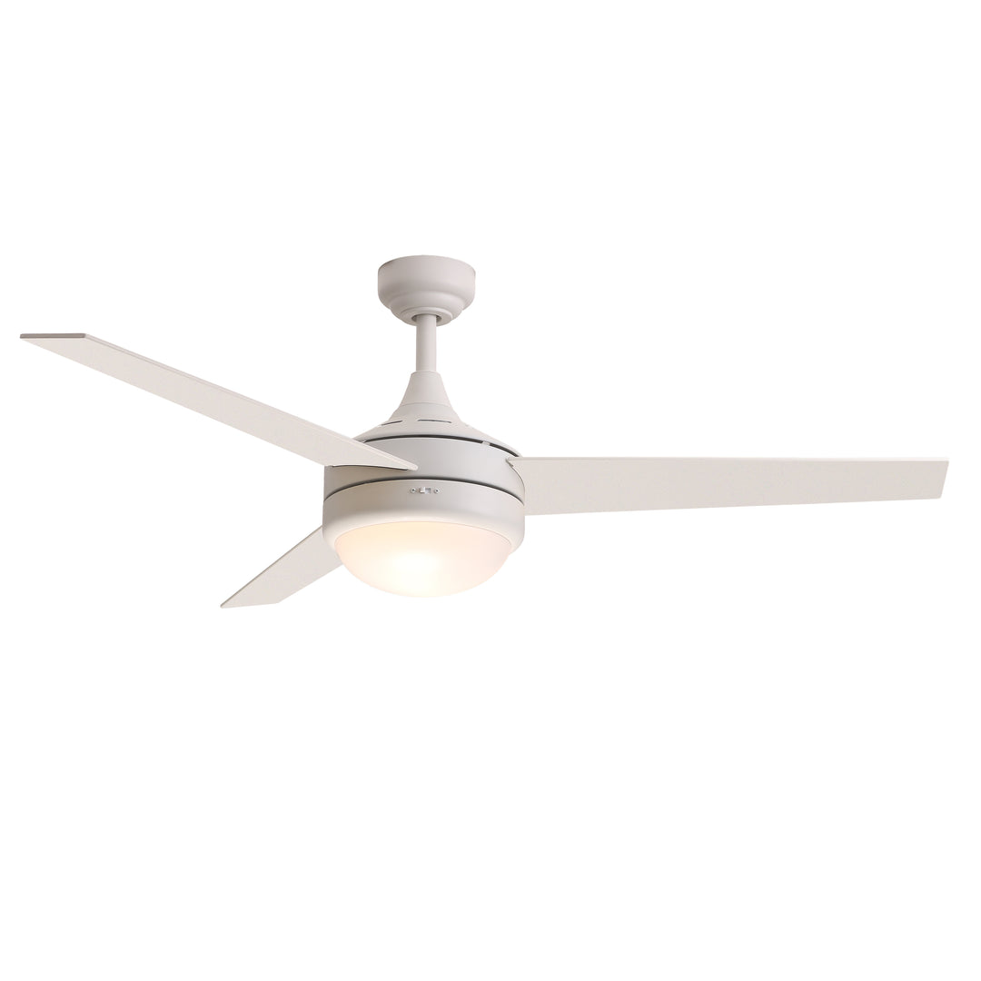 Trio 52" 3-Blade Fan Matte White alternate view