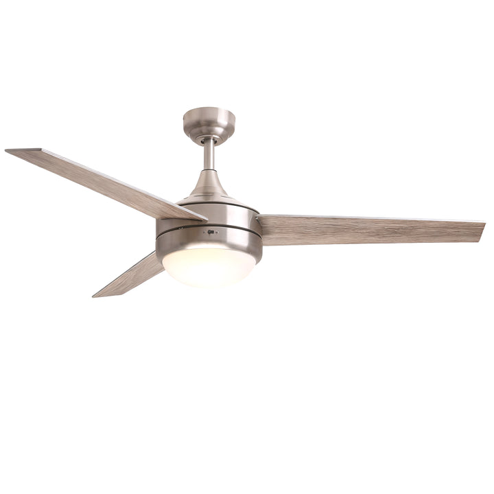Trio 52" 3-Blade Fan Satin Nickel alternate view