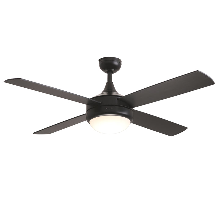 Quattro 52" 4-Blade Fan w LED Black alternate view