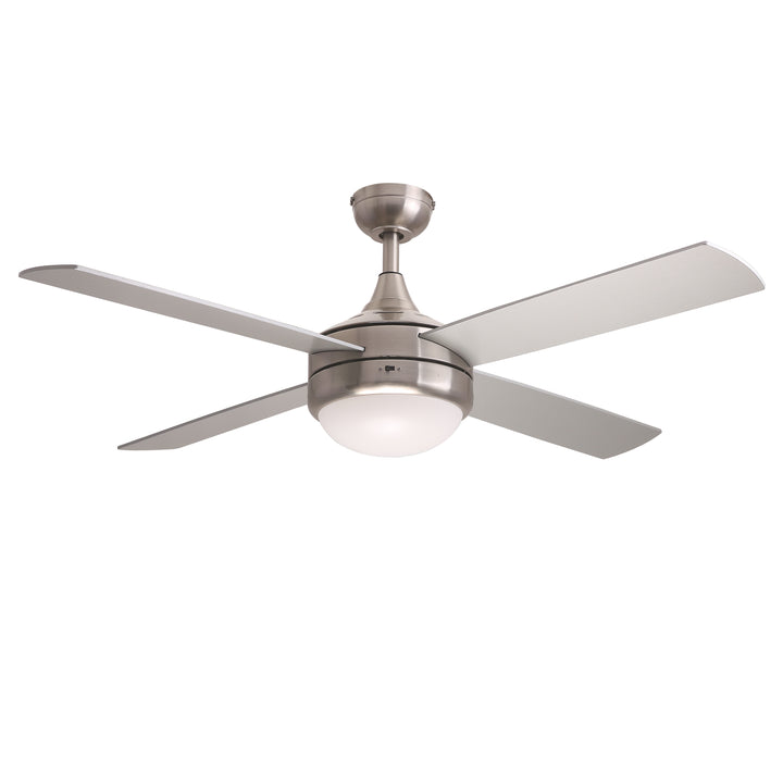 Quattro 52" 4-Blade Fan w LED Satin Nickel alternate view