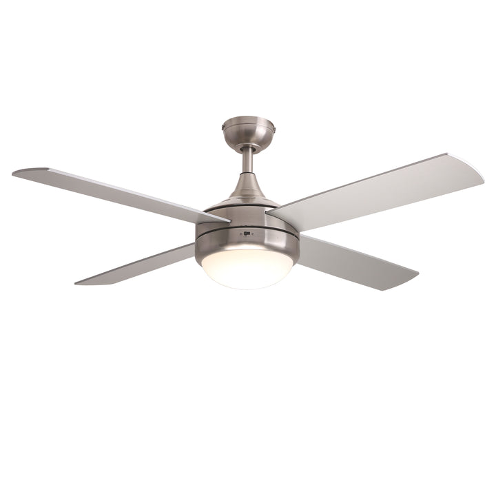 Quattro 52" 4-Blade Fan w LED Satin Nickel alternate view
