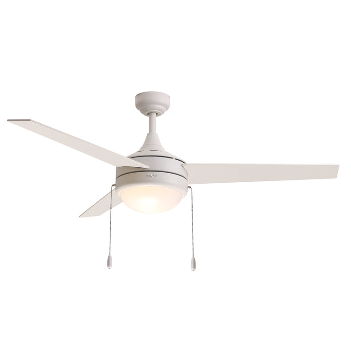Trio Pull 52" 3-Blade Fan w Pull Chain Matte White alternate view