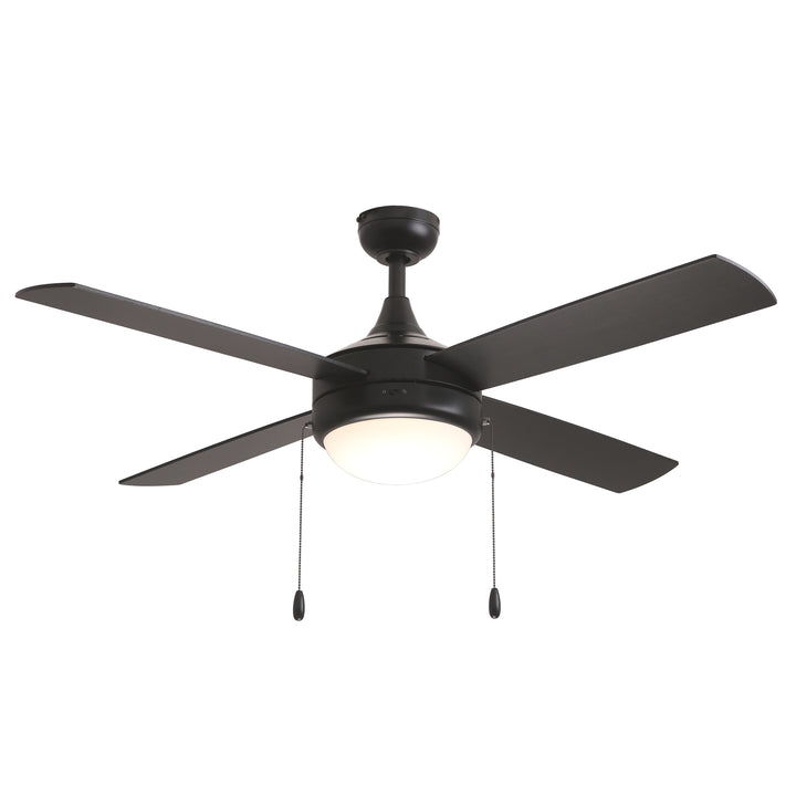 Quattro 52" 4-Blade Fan w Pull Chain Black alternate view