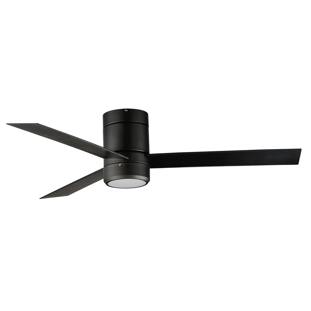 Tanker 52" 3-Blade Hugger Fan w LED Light Kit Black