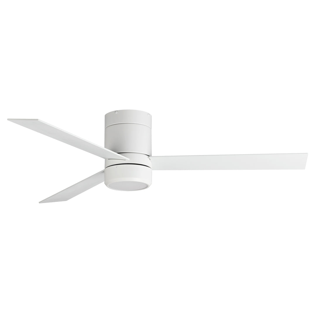 Tanker 52" 3-Blade Hugger Fan w LED Light Kit Matte White