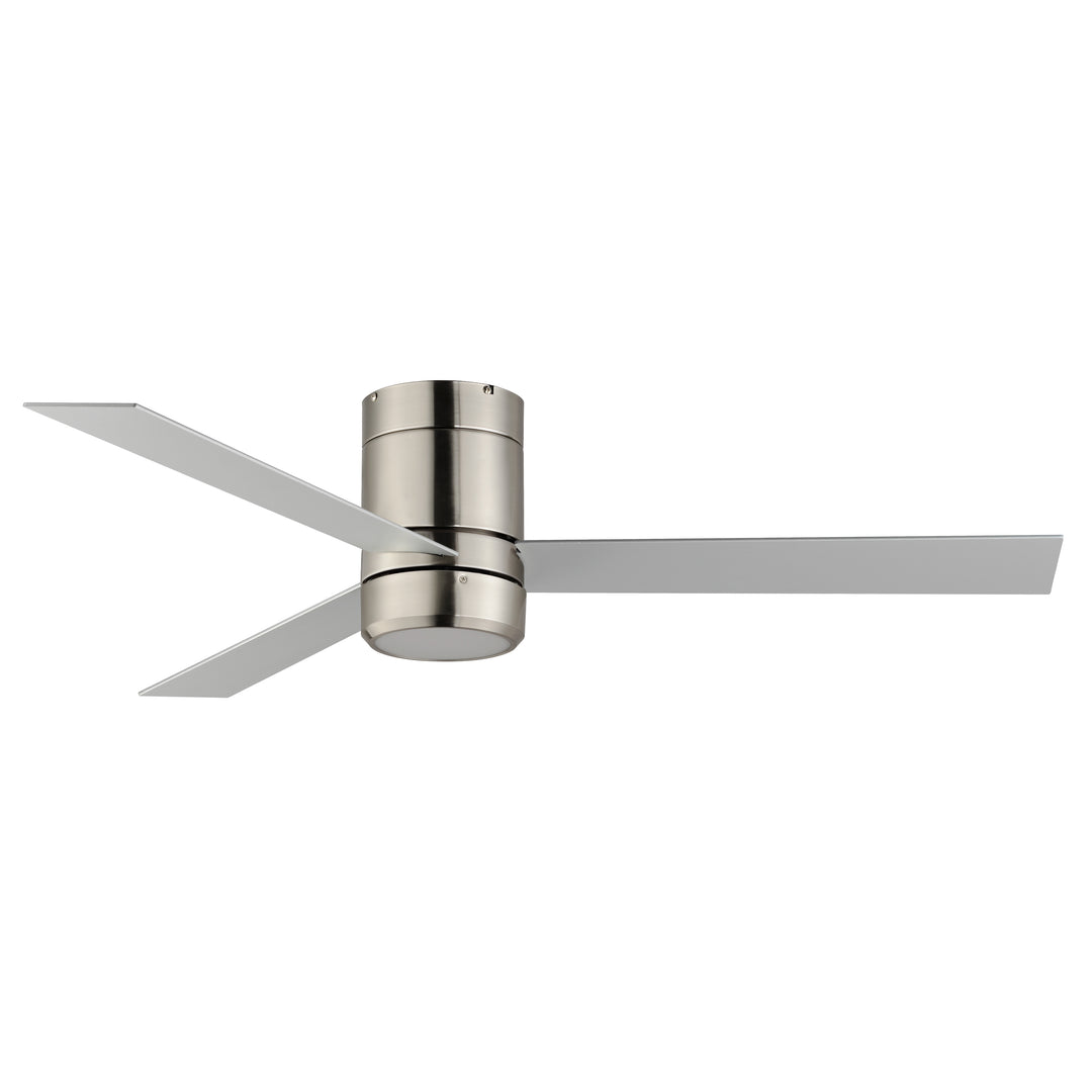 Tanker 52" 3-Blade Hugger Fan w LED Light Kit Satin Nickel