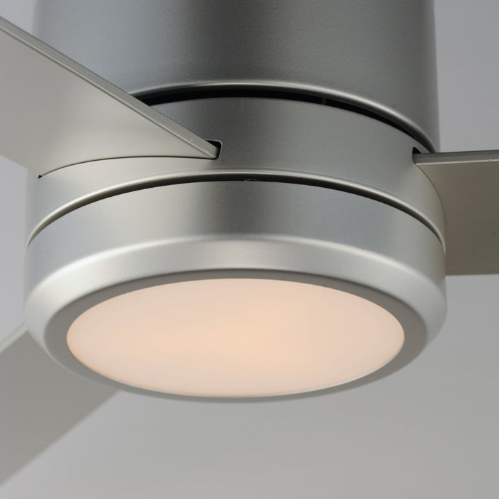 Tanker 52" Nickel Outdoor LED Fan Satin Nickel alternate view