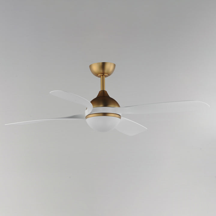 Bola 52" Indoor Fan w LED Light Kit Natural Aged Brass alternate view