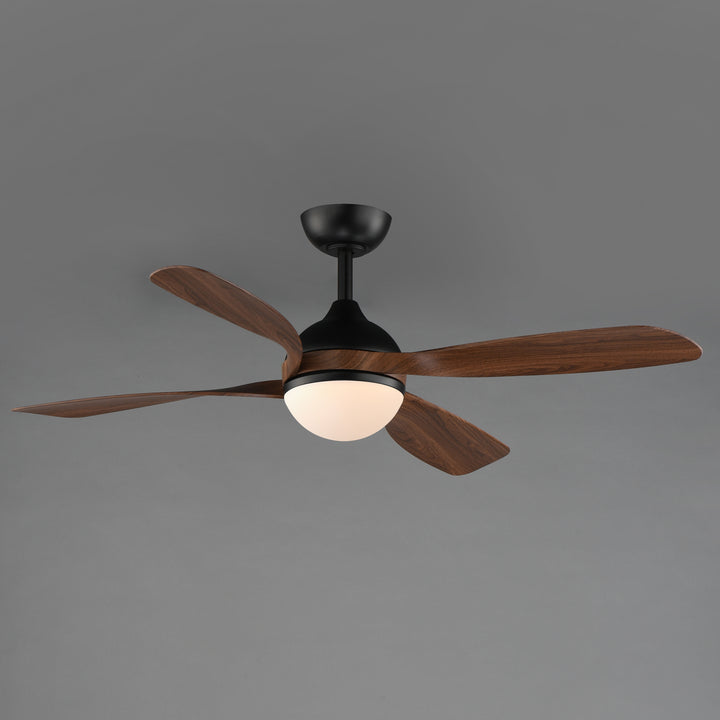 Bola 52" Indoor Fan w LED Light Kit Walnut / Black alternate view